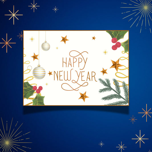 Bright Beginnings β New Year Gift Tag