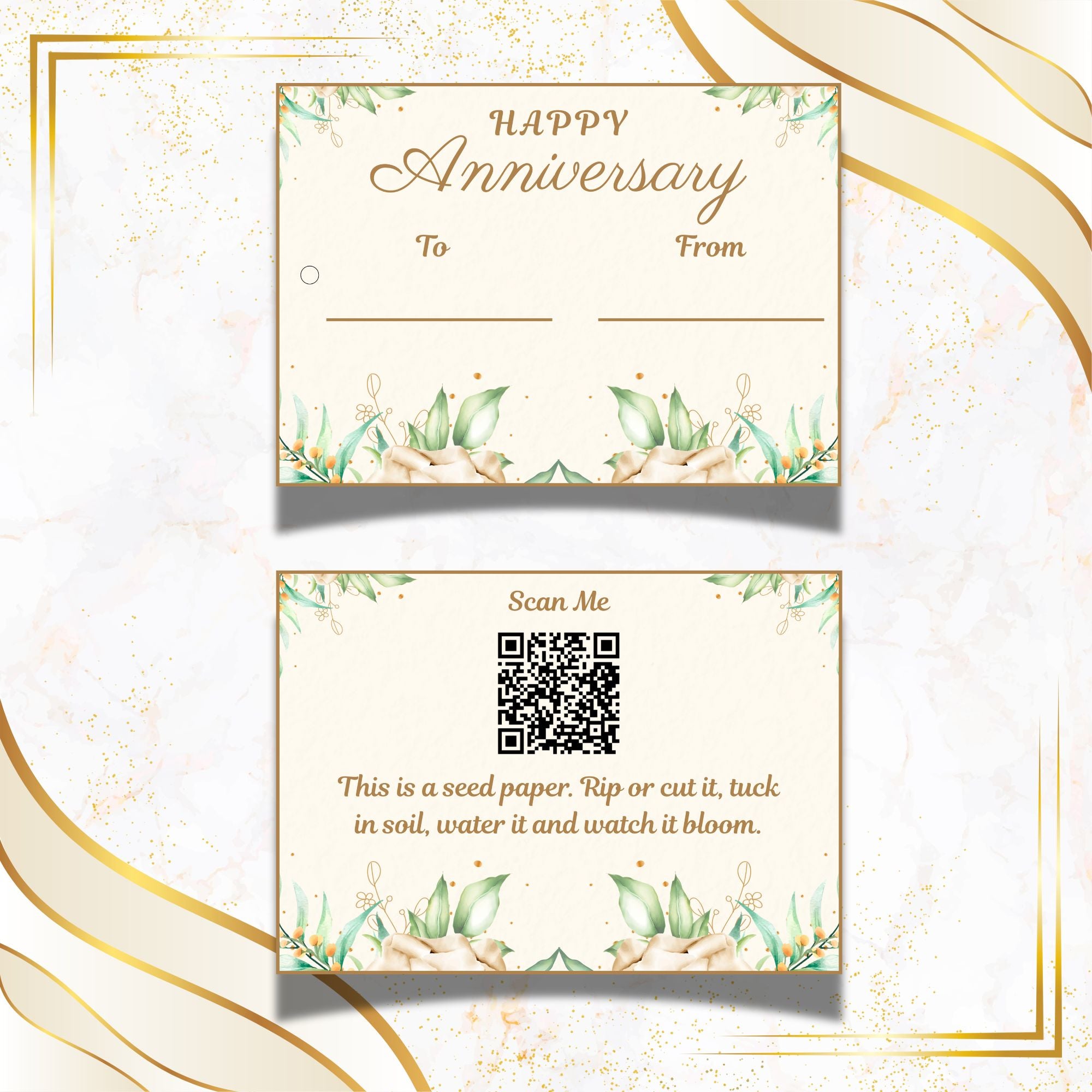 Eternal Grace – Anniversary Gift Tag (3.5 x 2.5 in) (Pack of 18)