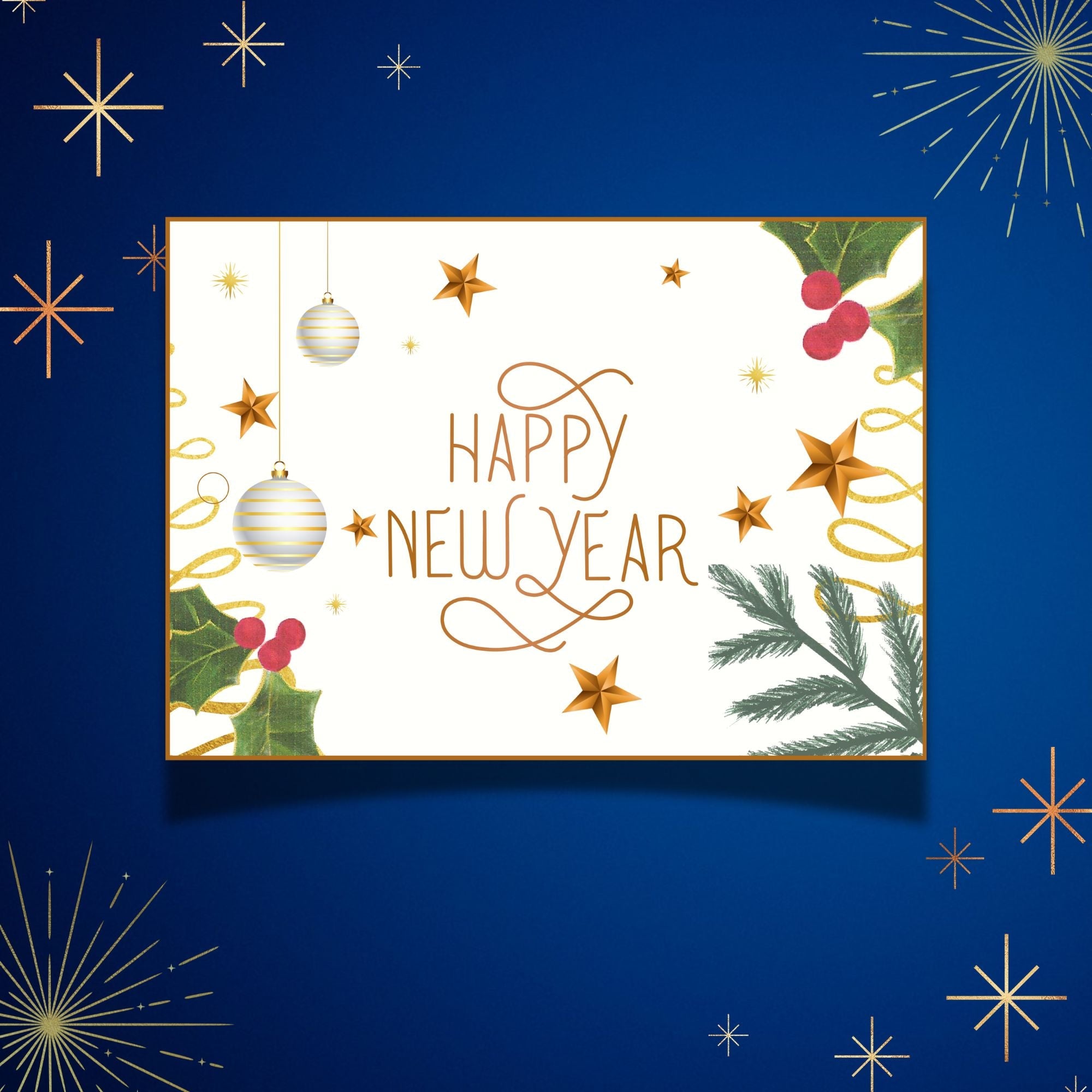 Bright Beginnings – New Year Gift Tag (Pack of 18)