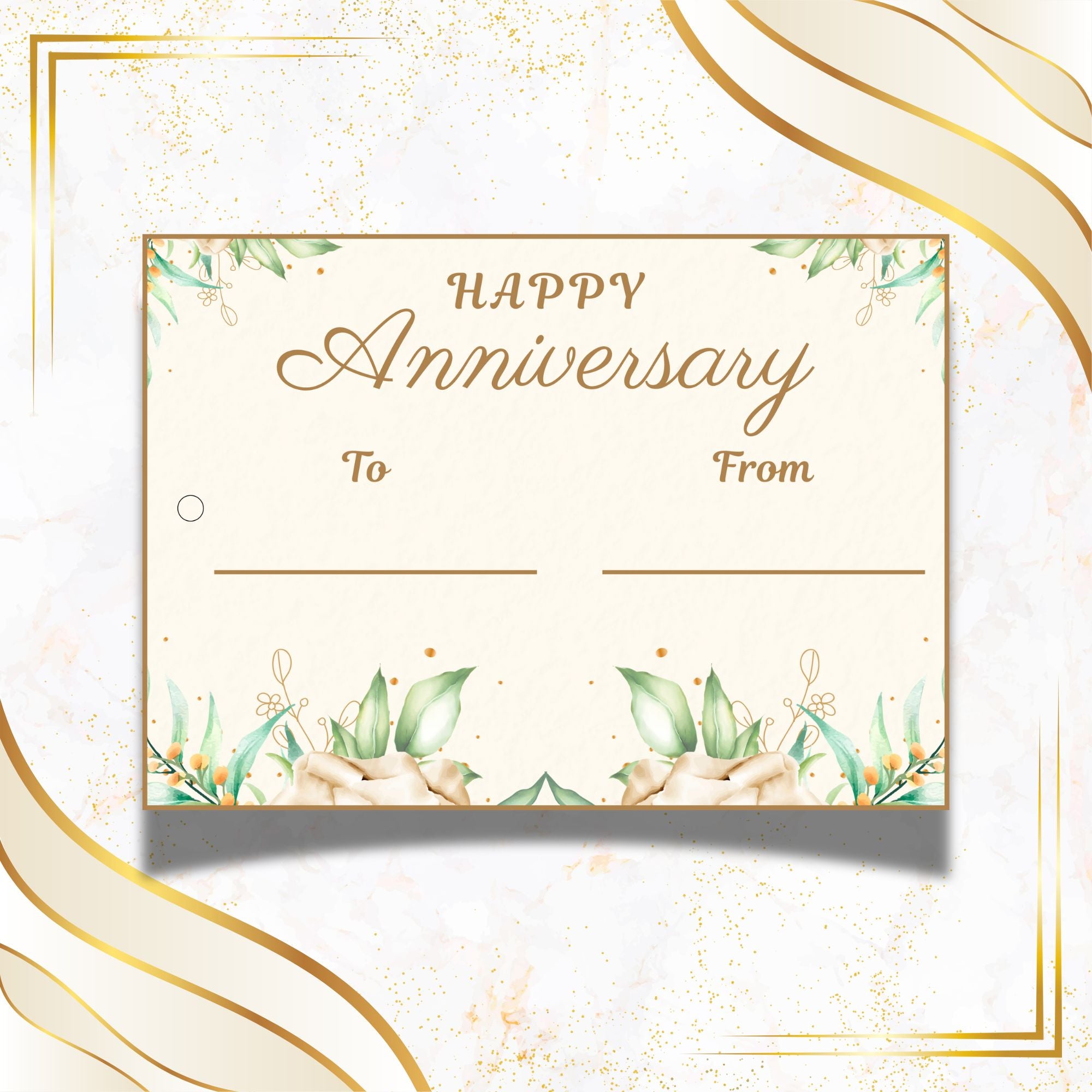 Eternal Grace – Anniversary Gift Tag (3.5 x 2.5 in) (Pack of 18)