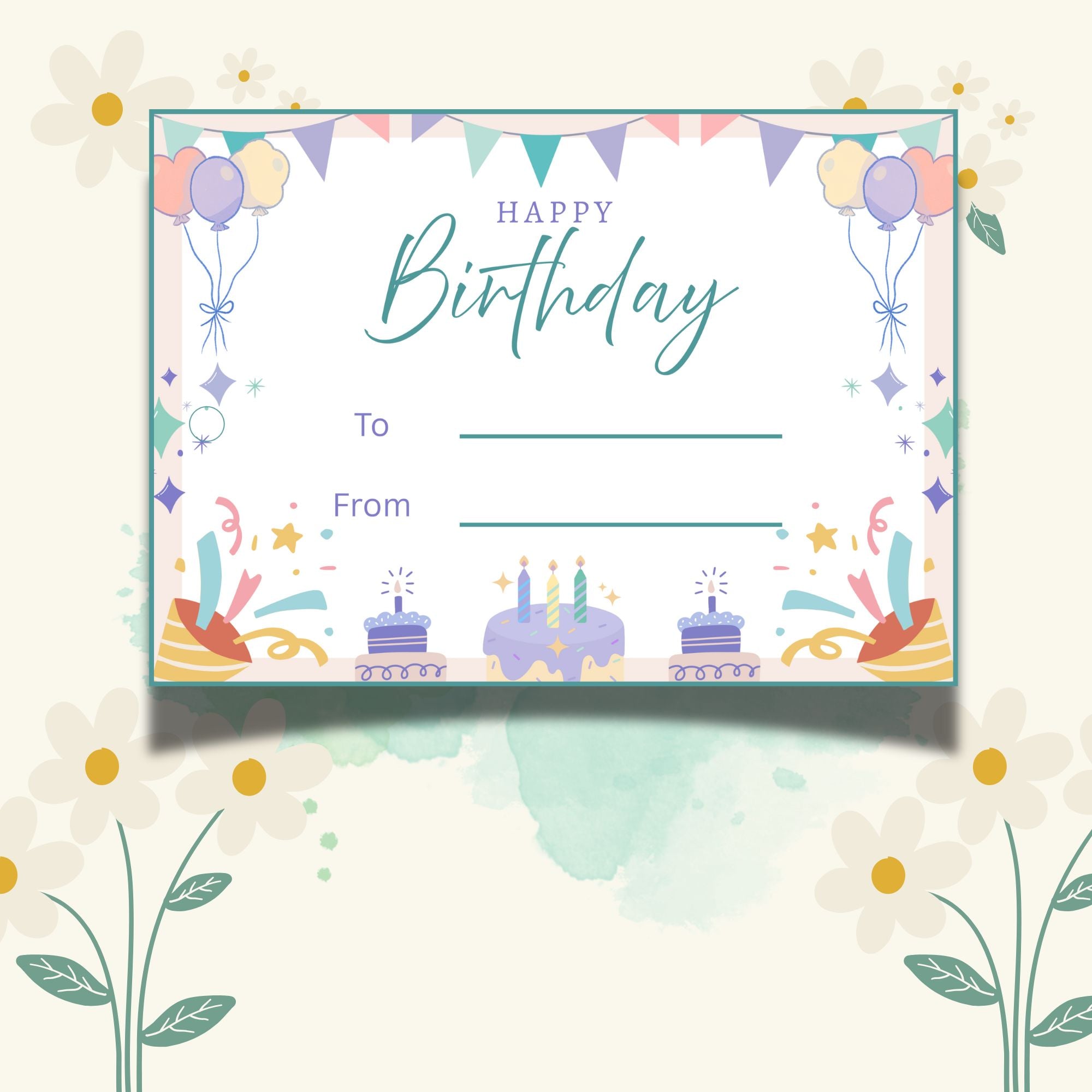 Sweet Surprise – Birthday Gift Tag (3.5 x 2.5 in) (Pack of 18)