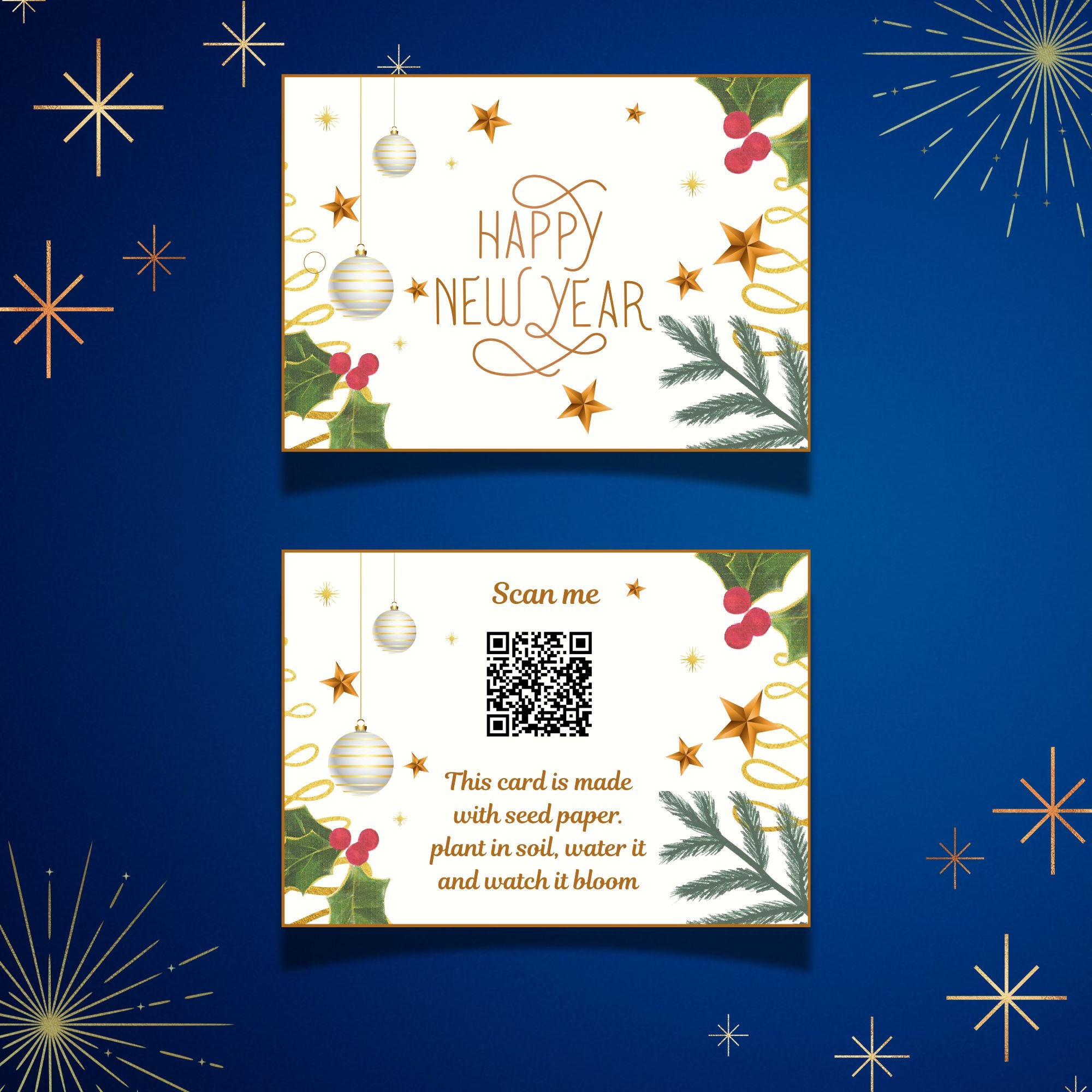 New Year - Gift Tag Combo (3.5 x 2.5 in) (Pack of 18)