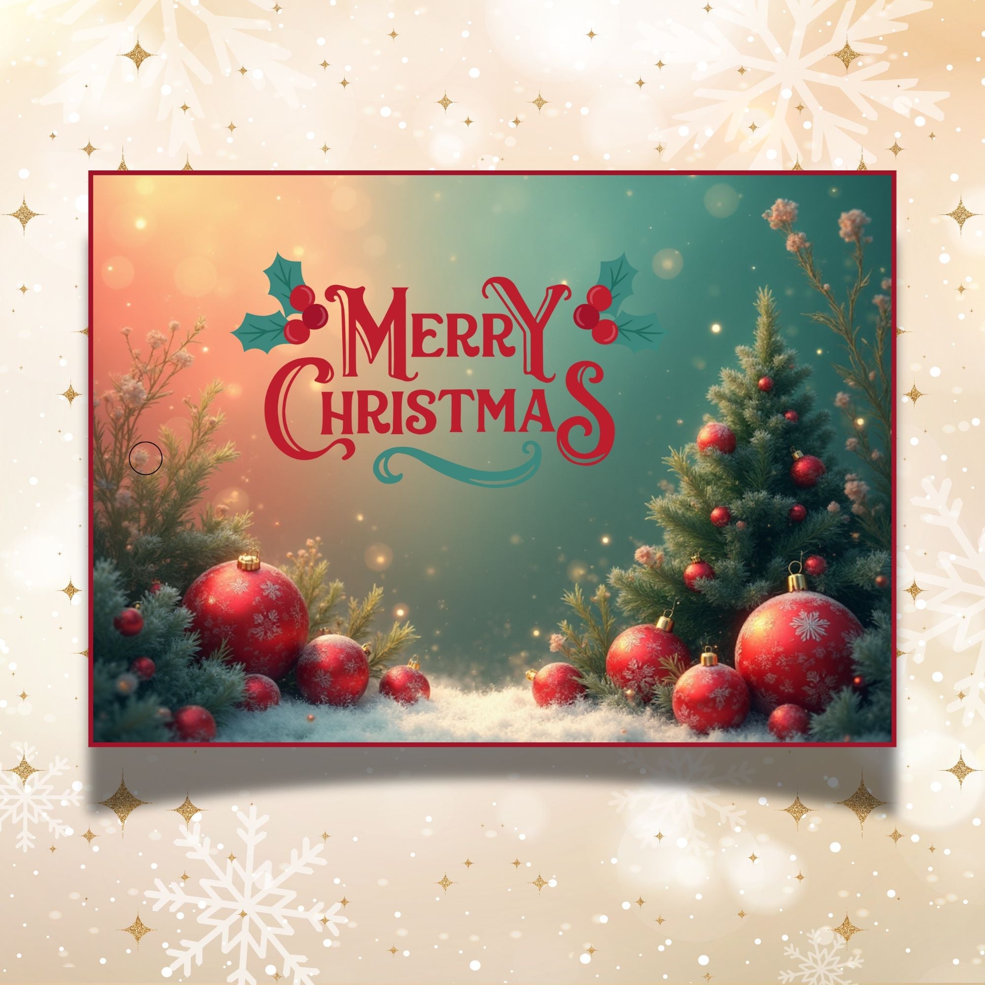 Merry Moments – Christmas Gift Tag (Pack of 18)