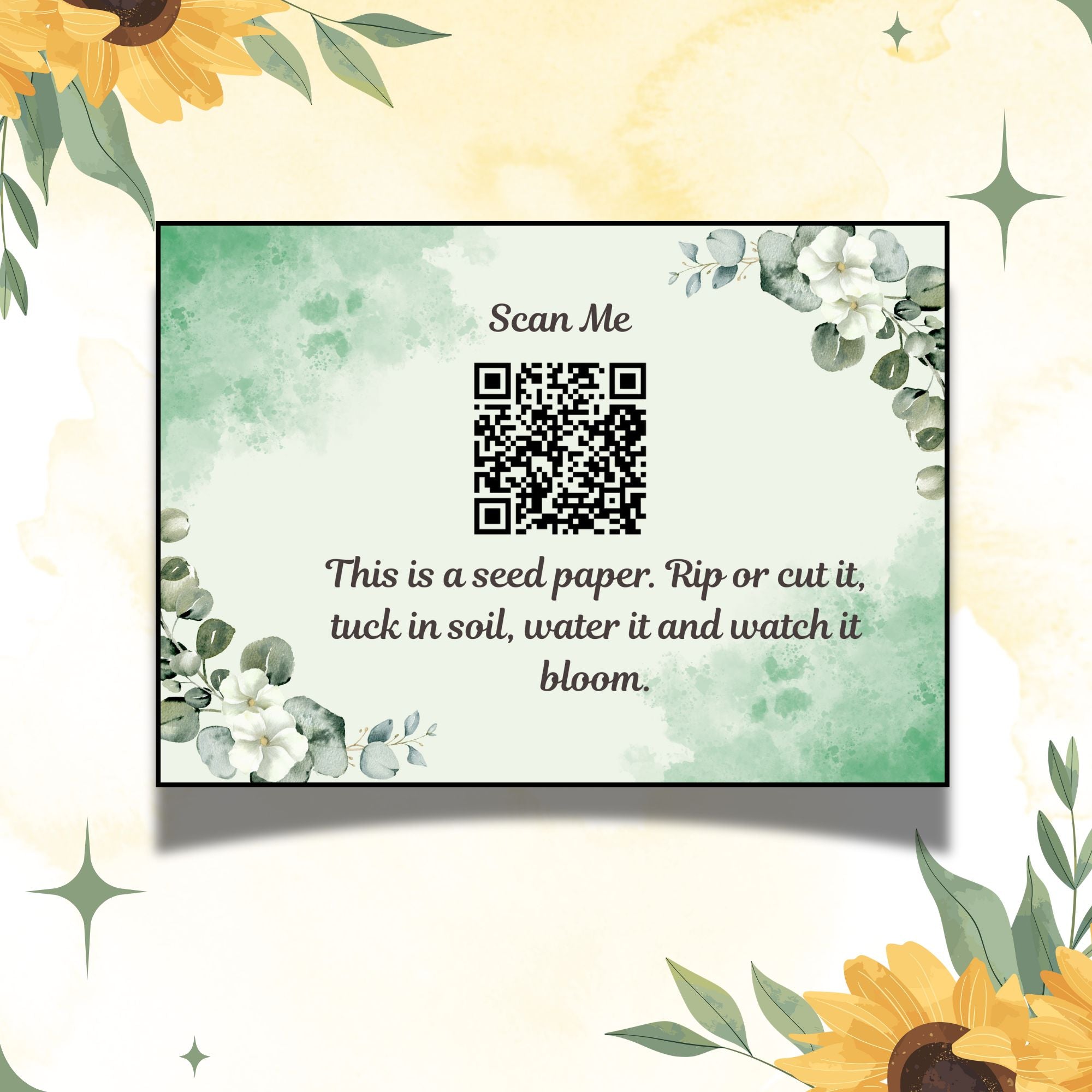 Pure Tranquility – Anniversary Gift Tag (3.5 x 2.5 in) (Pack of 18)