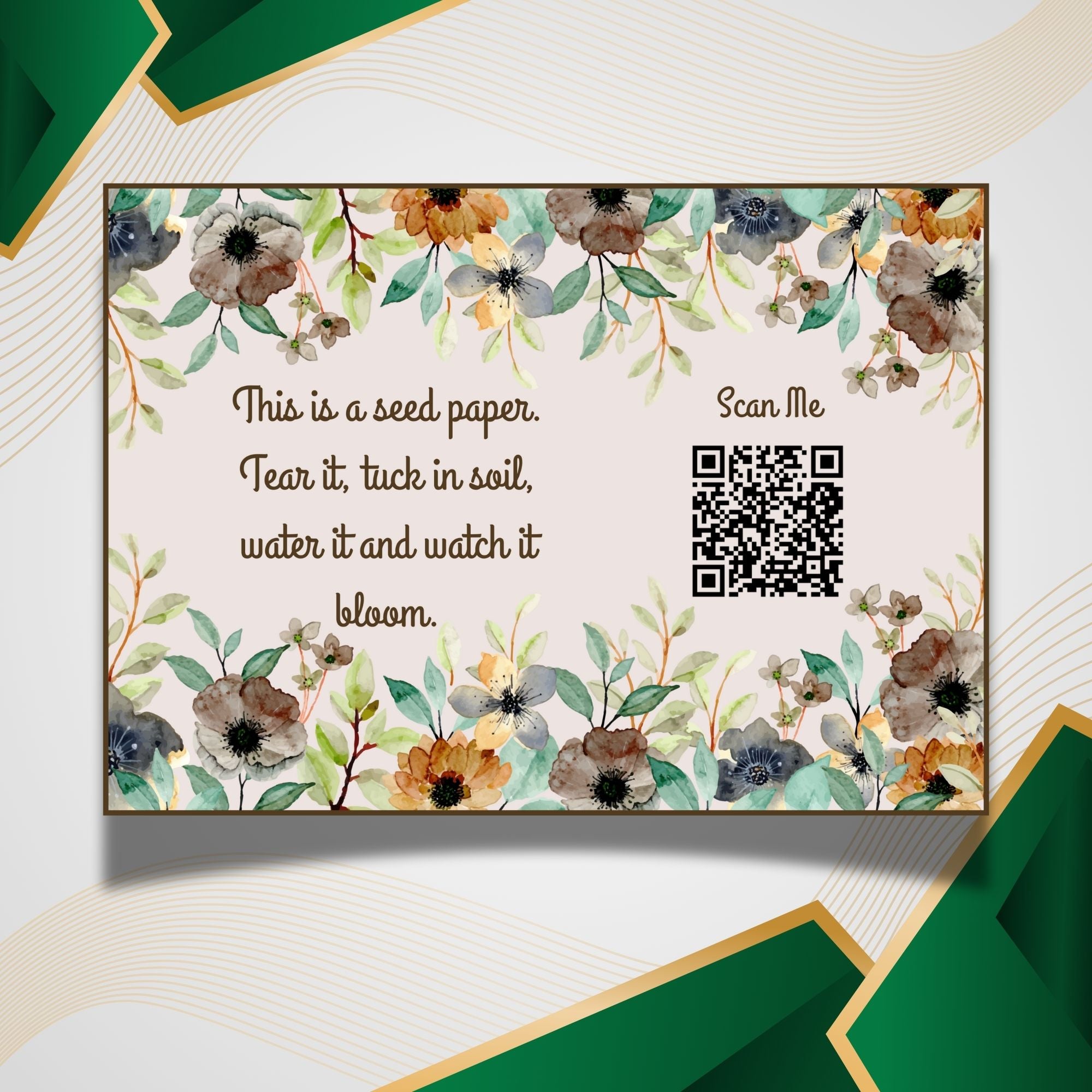 Warm Wishes – Gift Tag (3.5 x 2.5 in) (Pack of 18)