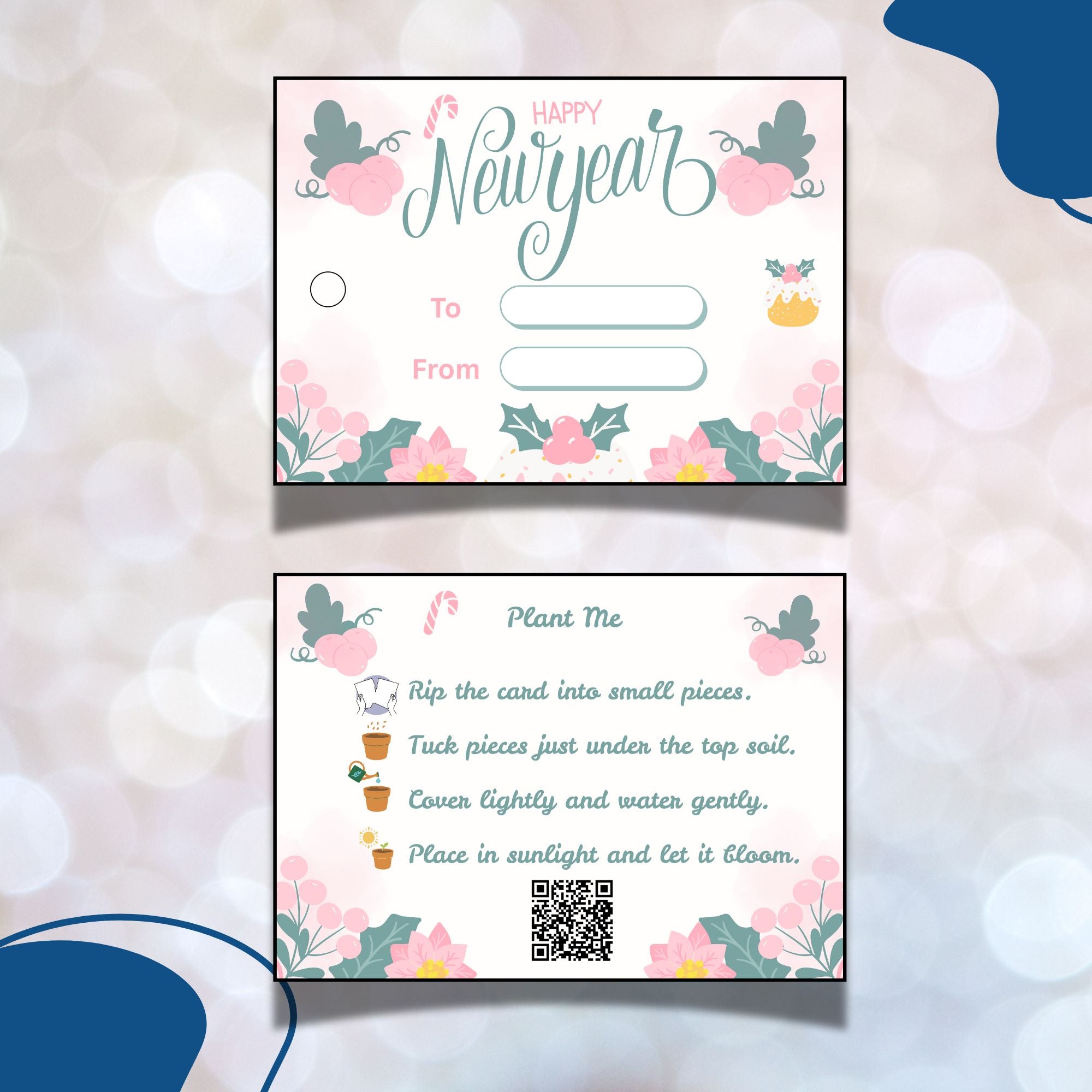 New Year - Gift Tag Combo (3.5 x 2.5 in) (Pack of 18)