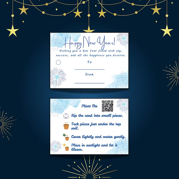 Ocean Spark – New Year Gift Tag (3.5 x 2.5 in)(Pack of 18)