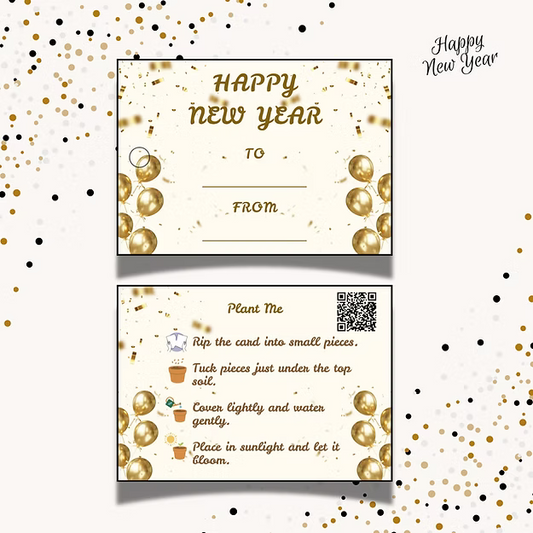 Sparkling Start – New Year Gift Tag (3.5 x 2.5 in)