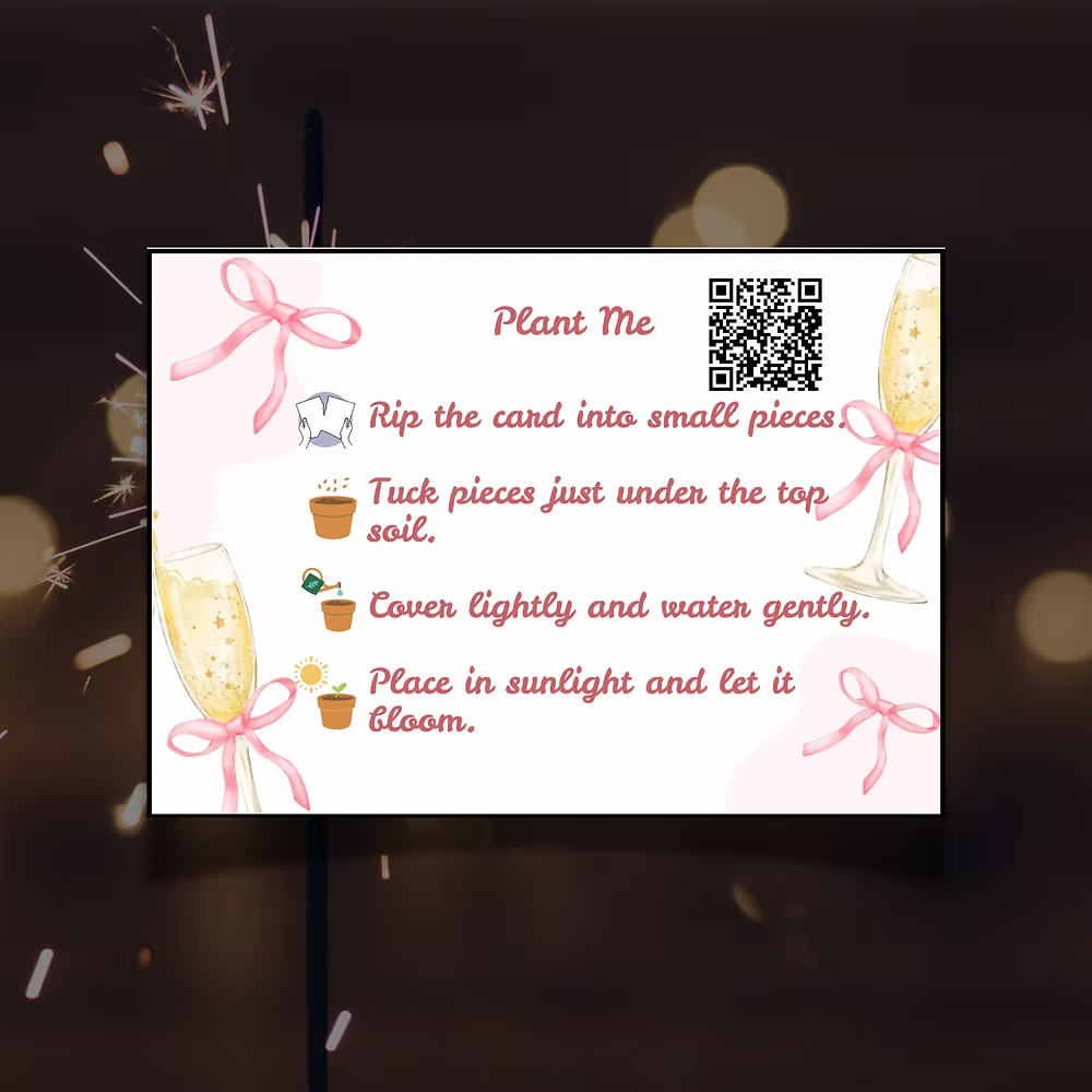 Elegant Eve – New Year Gift TagNew Year Gift Tag (3.5 x 2.5 in) (Pack of 18)