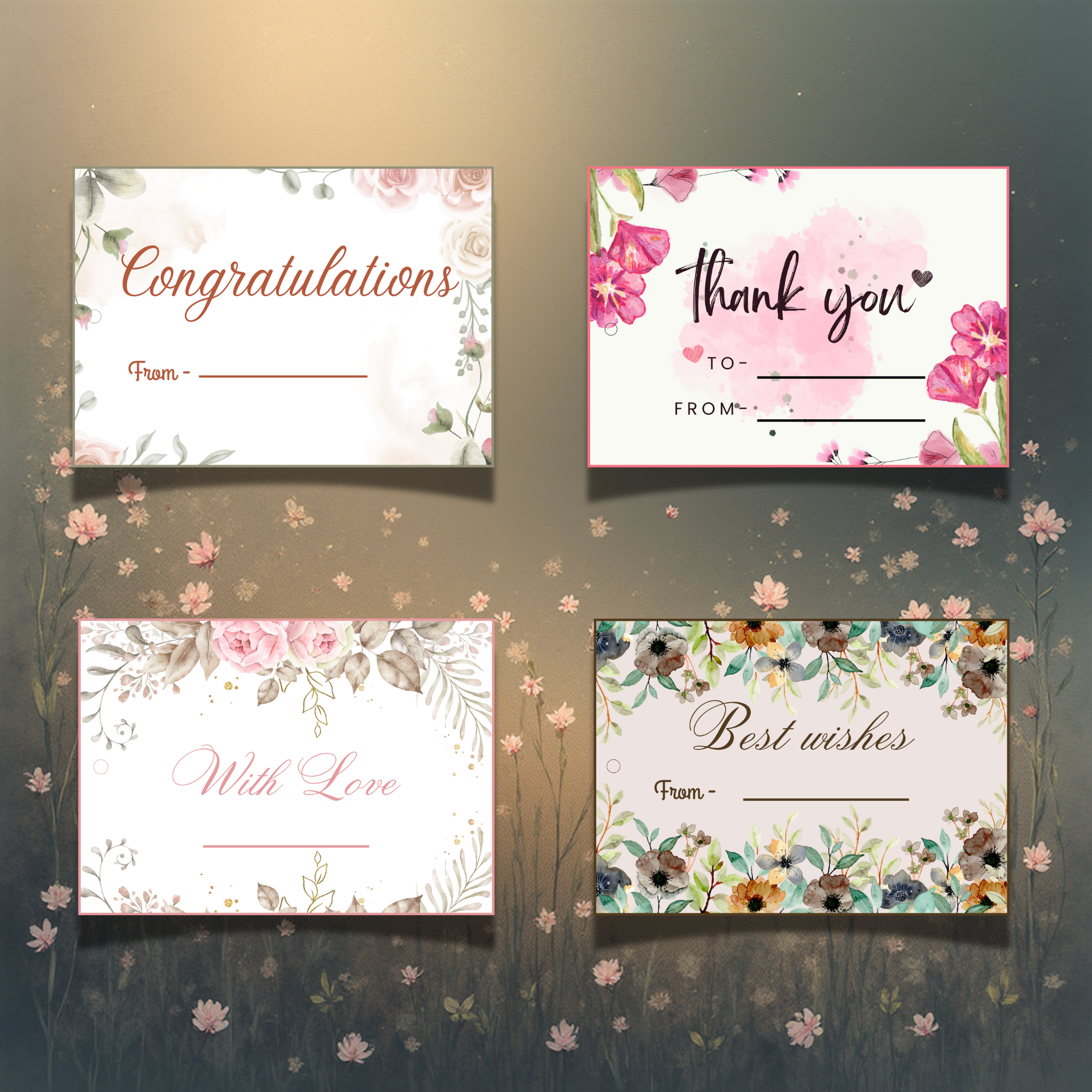 General - Gift Tag Combo (3.5 x 2.5 in) (Pack of 18)