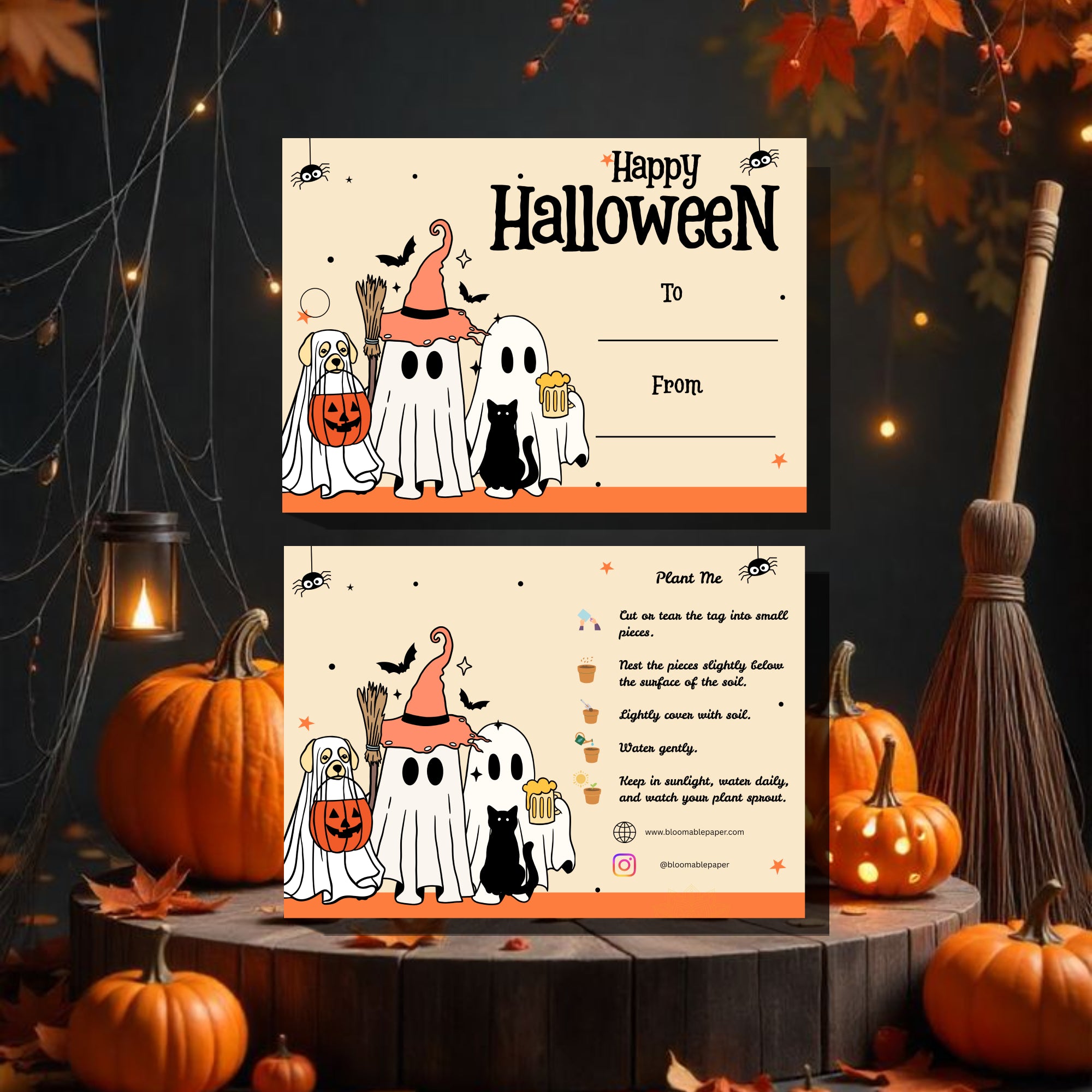 Boo Crew – Halloween Gift Tag (3.5 x 2.5 in) (Pack of 18)